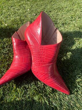 Red sassy boots